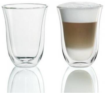 Delonghi Набор стаканов LATTE MACCHIATO (2 шт), 220 ML 5513214611