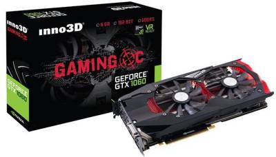 Видеокарта Inno3D GeForce GTX 1060 Gaming OC N1060-1SDN-N5GNX