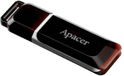 Флеш-память USB Apacer Handy Steno AH321 Black/Red USB 2.0 AP4GAH321R-1