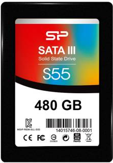 Внутренний HDD/SSD Silicon Power Slim S55 480GB SP480GBSS3S55S25