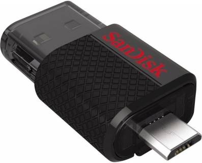 Флеш-память USB SanDisk Ultra Dual 16GB Black USB 3.0 + OTG SDDD3-016G-G46