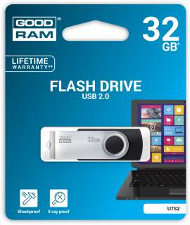 Флеш-память USB Goodram UTS2 Twister 32GB Black USB 2.0 UTS2-0320K0R11