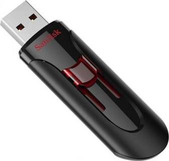 Флеш-память USB SanDisk Cruzer Glide 256 Gb USB 3.0 Black SDCZ600-256G-G35