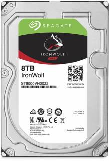 Внутренний HDD/SSD Seagate IronWolf 8TB 7200RPM 6GB/S/256MB ST8000VN0022