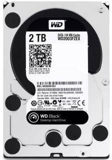 Внутренний HDD/SSD Western Digital Black 2TB 7200rpm 64Mb Cache WD2003FZEX
