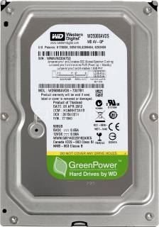 Внутренний HDD/SSD Western Digital Caviar AV-GP 500GB 7200rpm 32M WD5000AVDS Ref