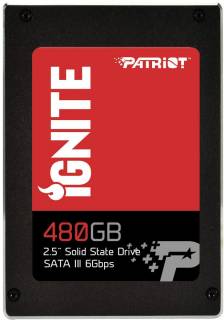 Внутренний HDD/SSD Patriot Ignite 480Gb MLC PI480GS25SSDR