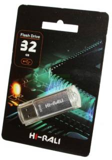 Флеш-память USB HI-RALI V-Cut series 32Gb Silver USB 2.0 HI-32GBVCSL