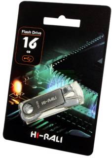 Флеш-память USB HI-RALI Shuttle series 16Gb Silver USB 2.0 HI-16GBSHSL