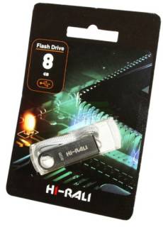Флеш-память USB HI-RALI Shuttle series 8Gb Silver USB 2.0 HI-8GBSHSL