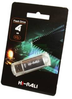 Флеш-память USB HI-RALI V-Cut series 4Gb Silver USB 2.0 HI-4GBVCSL