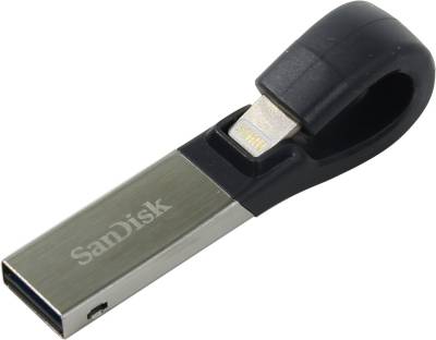 Флеш-память USB SanDisk iXpand 64GB USB 3.0 + Lightning SDIX30N-064G-GN6NN