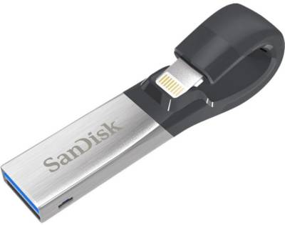 Флеш-память USB SanDisk iXpand 32Gb USB 3.0 + Lightning SDIX30C-032G-GN6NN