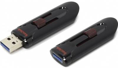Флеш-память USB SanDisk Cruzer Glide 128Gb Black USB 3.0 SDCZ600-128G-G35