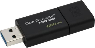 Флеш-память USB Kingston DataTraveler 100 G3 128GB Black USB 3.0 DT100G3/128GB