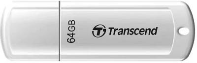 Флеш-память USB Transcend JetFlash 370 64GB Pure White USB 2.0 TS64GJF370
