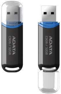 Флеш-память USB A-Data C906 32Gb Black USB 2.0 AC906-32G-RBK