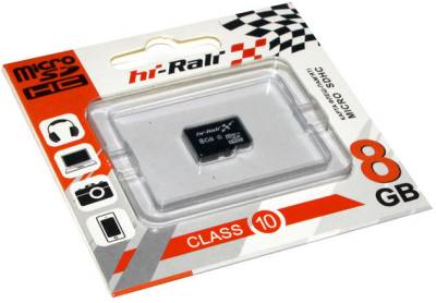Карта памяти HI-RALI microSDHC 8Gb Class10 без адаптера HI-8GBSDCL10-00
