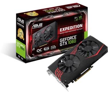 ASUS GeForce GTX 1060 6GB EX GTX1060 O6G