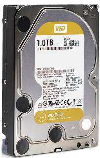 Внутренний HDD/SSD Western Digital Gold 1Tb 7200rpm 128mb WD1005FBYZ