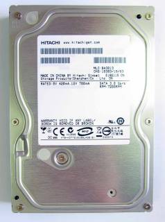 Внутренний HDD/SSD Hitachi Deskstar P7K500 500Gb 7200rpm 16Mb HDP725050GLA360 / 0A35415