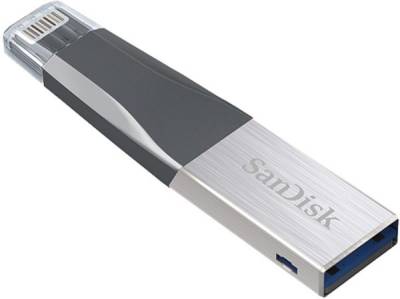 Флеш-память USB SanDisk iXpand Mini 128Gb USB 3.0 + Lightning SDIX40N-128G-GN6NE