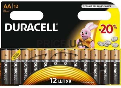 Батарейка Duracell Duracell AA MN1500 LR06 81367213