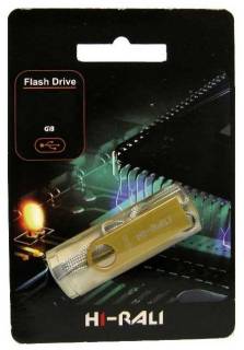 Флеш-память USB HI-RALI Shuttle series 32Gb Gold USB 2.0 HI-32GBSHGD