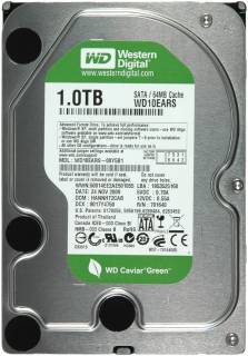 Внутренний HDD/SSD Western Digital Caviar Green WD10EARS
