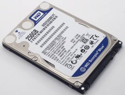 Внутренний HDD/SSD Western Digital Scorpio Blue WD2500BEVT