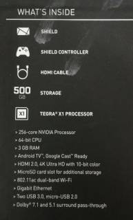 HD Media Player Nvidia SHIELD PRO 500GB ANDROID TV 2015