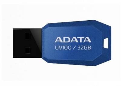 Флеш-память USB A-Data UV100 32Gb Blue USB 2.0 AUV100-32G-RBL