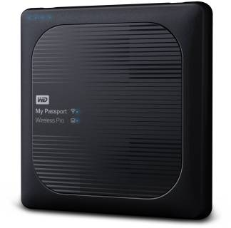 Внешний HDD Western Digital My Passport Wireless Pro 3TB Black SD + USB 3.0 + Wi-Fi WDBSMT0030BBK-EESN