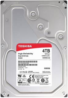Внутренний HDD/SSD Toshiba N300 NAS 4TB 7200rpm 128mb HDWQ140UZSVA