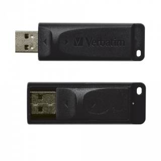 Флеш-память USB Verbatim StoreNGo Slider 32Gb Black USB 2.0 98697