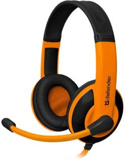 Наушники Defender Warhead G-120 Black-Orange 64099