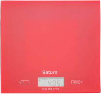 Весы кухонные Saturn ST-KS7810 red