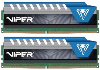Оперативная память Patriot Viper Elite Blue DDR4 16Gb (2x8Gb) 3000MHz CL16 Kit PVE416G300C6KBL