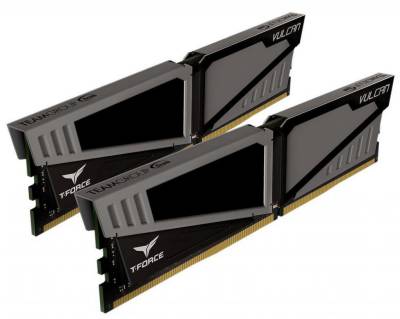 Оперативная память Team T-Force Vulcan Gray DDR4 16Gb (2x8Gb) 2400MHz CL14 Kit TLGD416G2400HC14DC01