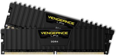 Оперативная память Corsair Vengeance LPX Black DDR4 8Gb (2x4Gb) 2400MHz CL14 Kit CMK8GX4M2A2400C14