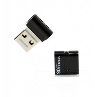 Флешка Verico Tube 8GB Black USB 2.0 1UDOV-P8BK83-NN