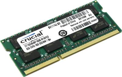 Оперативная память Crucial So-Dimm DDR3 8GB 1600MHz CL11 CT102464BF160B