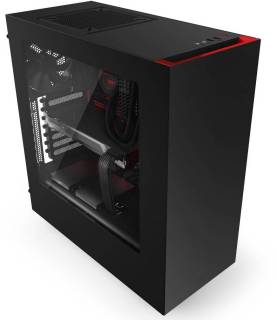 Корпус NZXT S340 Black/Red CA-S340MB-GR