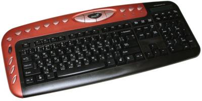 Клавиатура Genius KB-29e Coral Red PS/2