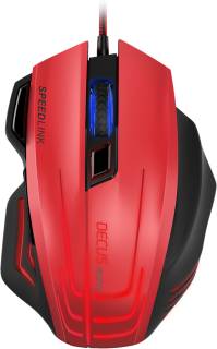 Мышка SPEEDLINK DECUS RESPEC Gaming Mouse, black-red SL-680005-BKRD