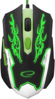 Мышка Esperanza MX405 Cyborg Black/Green USB EGM405