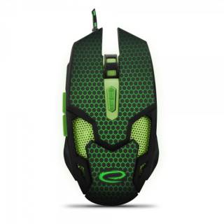 Мышка Esperanza MX207 COBRA Black-Green EGM207G