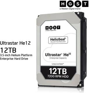 Внутренний HDD/SSD HGST Ultrastar He12 12Tb 7200rpm 256Mb 0F30146