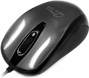 Мышка Media-Tech Plano, USB, titanium MT1091T