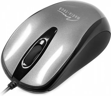 Мышка Media-Tech Plano, USB, silver MT1091S